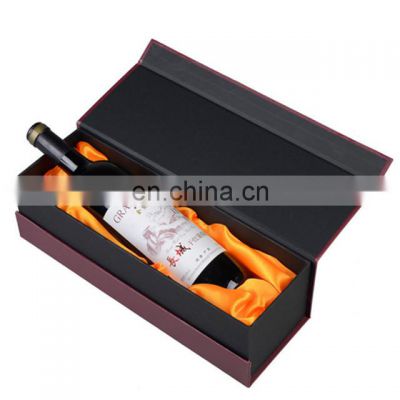 Custom Luxury Cardboard Caja Para Vinos Magnetic Bottle Packaging Whiskey Champagne Wine Gift Box