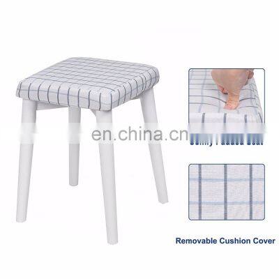 Modern Design Cheap White Simple Wooden Makeup Mirrored Dressing Table With Mirror And Drawers photo-5