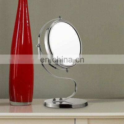 Home Decor Makeup Table With Mirror Chrome Plating Cosmetic Mirror Best Sales Mirror Cosmetic Custom Logo photo-4