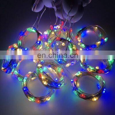 LED Curtain String Lights 16 Colors Changing  Powered Multi Color Twinkle Window Fairy Lights with Remote Control for Bedroom