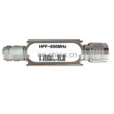 HPF 890MHZ 50ohm High Band Pass Filter with N Type Connector