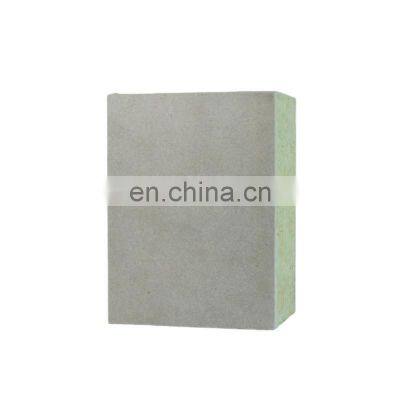 50mm Customizable Cleanroom Glass Magnesium Production Line Fireproof Heat Insulated Roofing Gypsum Rock Wool Composite Sandwich photo-2
