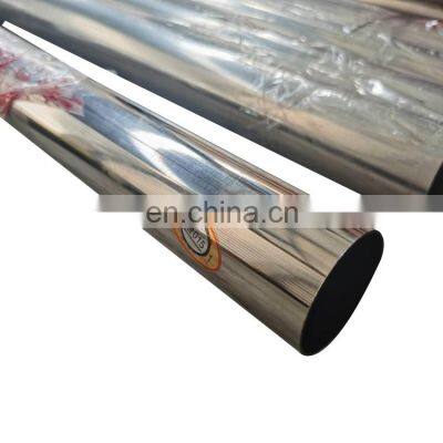 AISI ASTM chrome 318 stainless steel seamless pipe/ pipe cross BA 2B NO.1finish Tubo de acero inoxidable