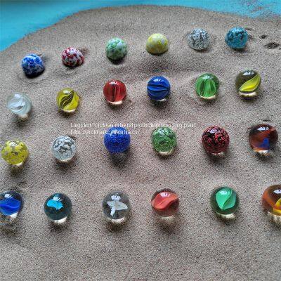 Wholesale cheap toy colored glass marbles ball for kinds glass marbles