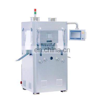 60000 pcs / h Rotary Type Powder Calcium Tablet Press Machine With One Year Warranty