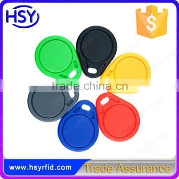 Low frequency rfid t5577 key chain key fob