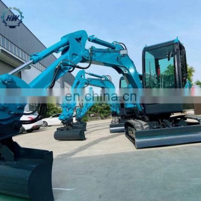 HENGWANG HW40 4 ton mini diggers multi functional household micro demolition hammer mini excavator