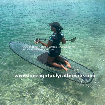 clear paddle board, clear SUP paddle board, clear SUP, clear board, crystal clear paddle board, crystal paddle board, crystal SUP paddle board, crystal board