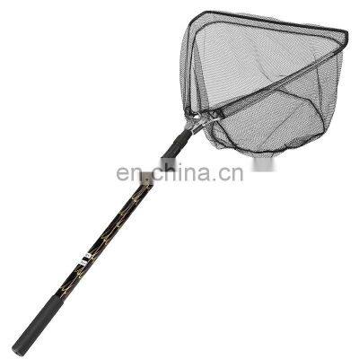 2022 Byloo Foldable Aluminum Handle Floating Rubber Fishing Landing Nets photo-3