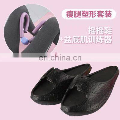 Fitness Slim Lose Weight Rocking Slippers Slimming Leg Slippers Shoes Thin Leg Slippers photo-5