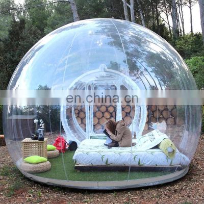 New Outdoor Camping Inflatable Bubble Tent Large DIY House Home Backyard Camping Cabin Lodge Air Bubble Transparent Tent