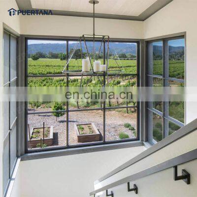 Large Picture Window Curtain Walls Facade Fixed Glass Windows For House Drawing Room photo-3