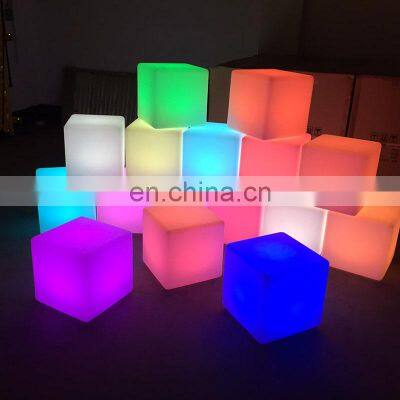 Garden Light LED Cube Chair Waterproof ColorfRohs 43cm LED Bar Table for Outdoor Event Party Mobile Bar Stools photo-3