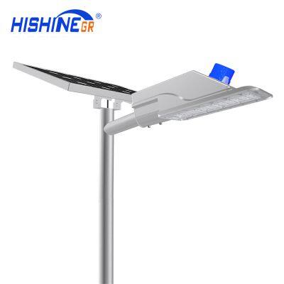 Hishine Factory 100w Solar Led Street Light With Sensor for Outdoor in Smart Cities photo-2
