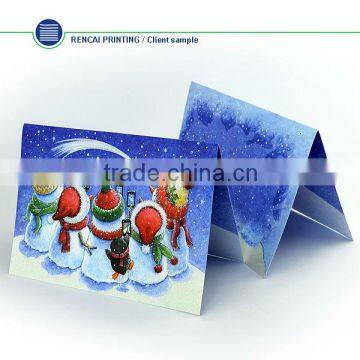 2014 hot sale custom made decorative greeting card