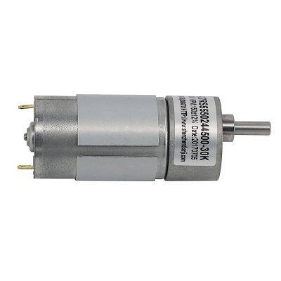 37RS555 High Torque 2Nm Low Rpm 24v 12v dc Gear Motor With 37mm Gearbox 300rpm 100rpm 60RPM for Robot photo-3