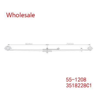 3518228C1, 55-1208 Heavy Duty Vehicle Front Axle Wheel Parabolic Spring Arm Wholesale For Navistar photo-2