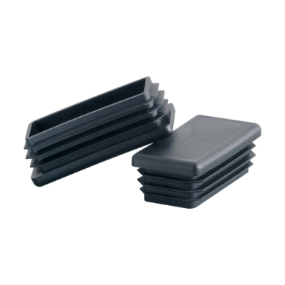 Steel pipe and auto frame tube rectangular plastic plug
