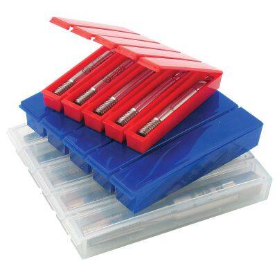 5pcs 6pcs 10pcs Individual Clamshell Screw Taps Burrs Shank Tools Drill Bit Plastic Storage Packaging Box SP Series