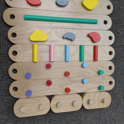 Piklers Triangle Set Kids Climbing Frame Wood Structure Montessori Toys Indoor Climbing Toys for Kids Pickler Montessori Gym Climbing Frame photo-3