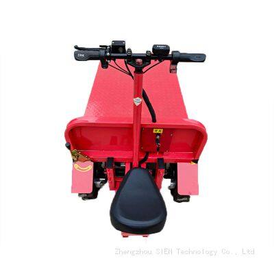 Cargo Transport Electric Flat Car Four Wheel Electric Flatbed Truck Transporter photo-4