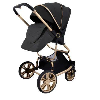 Wholesale Baby Stroller With Cup Holder Linen Material Baby Stroller With Cup Holder for Travel Cheap and Elegant photo-2