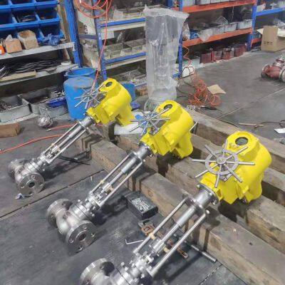 150LB DN100 WCB Stainless Steel 304 Pneumatic Actuator Control Valve With Globe Type Single Type Brass Gate Valve photo-5