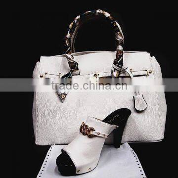 2016 hot selling lady shoes. big lady bags with matching shoes JA105-4