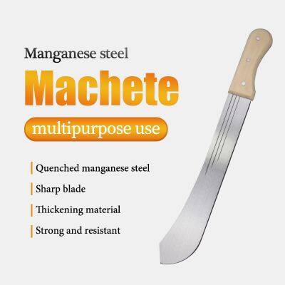 Тактический мачете для выживания из высокоуглеродистой стали с длинным лезвием. Мачете для джунглей для открытой местности, сельского хозяйства и садового использования