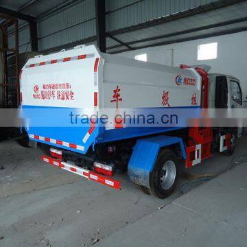 Dongfeng Small Hook Lift Garbage Truck,5m3 New Garbage Truck photo-2