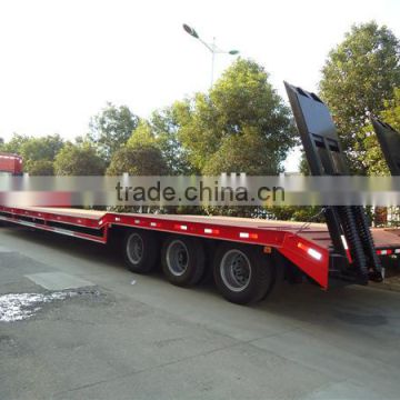 3 axle truck trailer,low bed truck trailer with BPW axle