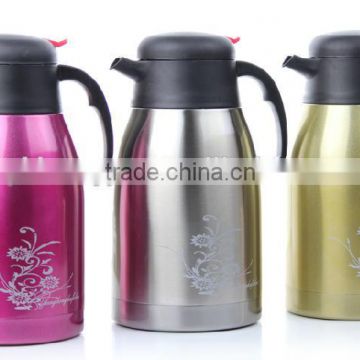 Wholesale costomized Thermos Vacuum Double Wall Stainless Steel Coffee Pot 1L