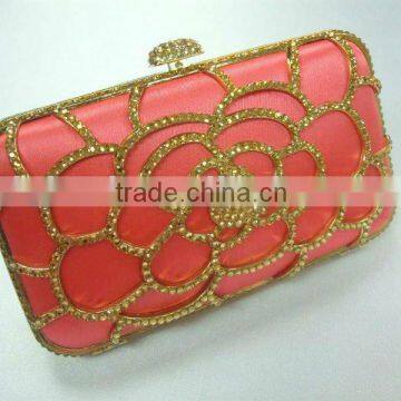 Latest Fashion petal crystal evening handbags 2012