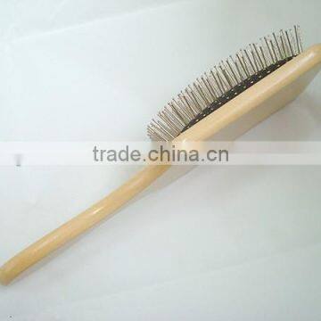 Guangdong Wooden Hair Brush Wholesale , Metal Pins Paddle Brush photo-2