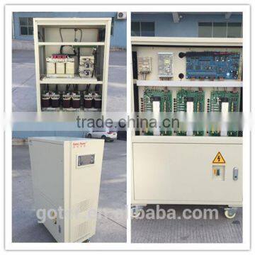 Home price Three phase AC automatic voltage regulator SCR non-contact voltage stabilizer /regulator 100kva