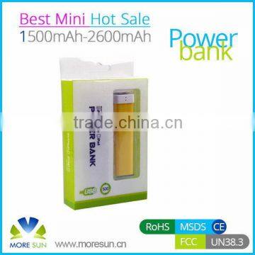2015 Chirstmas Promotion Items Cheap Mobile Power Bank 2200mah , Cell Phone Charger 2200mah