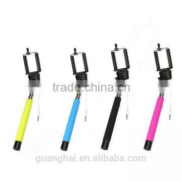2015 Cable Take Pole Selfie Stick Z07-5S, Monopod Selfie Stick With Cable Z07-5S, Wired Selfie Stick Monopod Z07-5S
