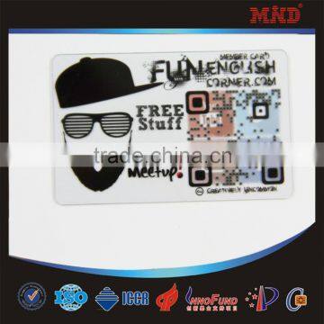 MTT23 Clear Transparent PVC Business Card/plastic Business Cards photo-2
