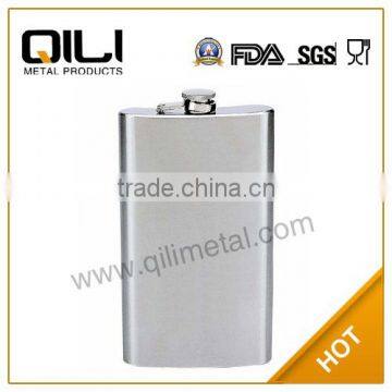 QiLi 12oz stainless steel hip flask