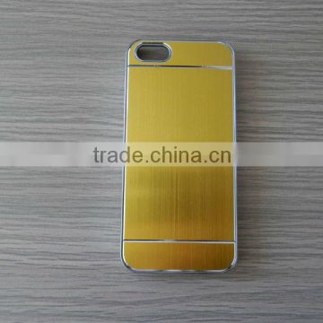 For iphone case with golden metal surface