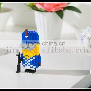 lovely minions sharp 3d diamond block