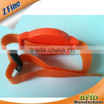 nylon RFID viscose wristband from china supplier