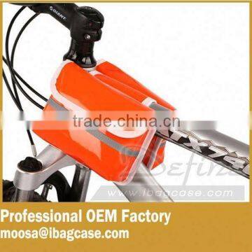 The Bicycle Front Bag Top Tube Double Bag Bike Mobile Phone Bag Best Bike Frame Bag photo-2