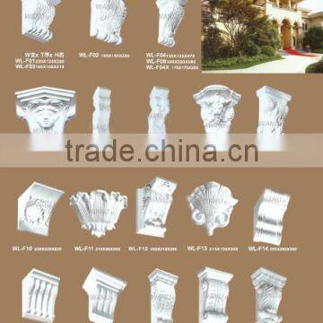 Decorative corbel gypsum for house/hotel pillar