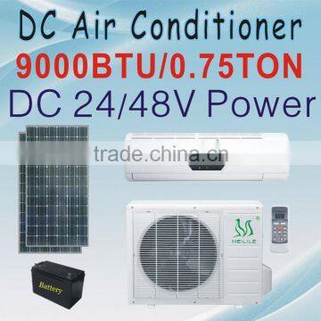 DC air conditioner 9000BTU solar powerd air conditioning DC-25GW