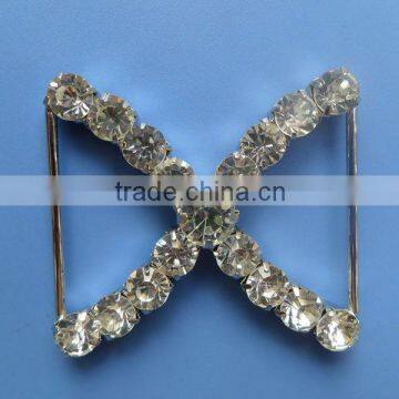 Garment rhinestone buckle