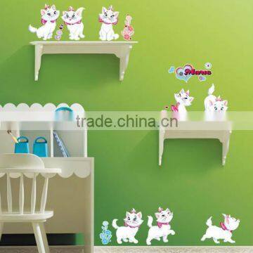 lovely little animal wall sticker anime