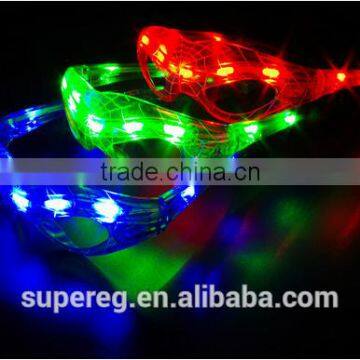 LED light toys flashing glasses light-up toy supplies cool party masks one piece party accessories fashionplies Kids Gift