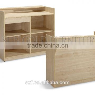 Checkout counter wooden display counter cash counter(SZ-WDR016)