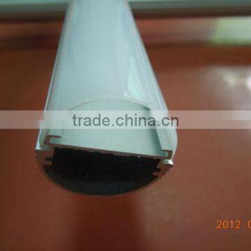 milky white PC extruded LED lampshade t8 t5 t10